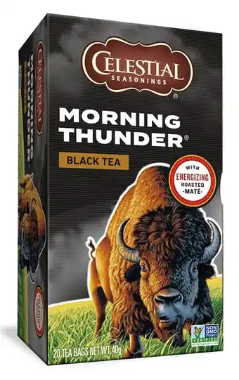 De Online Drogist Celestial seasonings morning thunder black tea 20st aanbieding