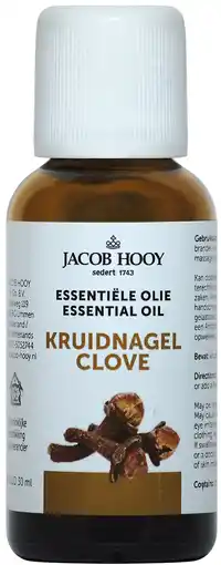 De Online Drogist Jacob hooy essentiële olie kruidnagel 30ml aanbieding