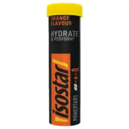 De Online Drogist Isostar powertabs sportdrank hydrate & perform orange 10st aanbieding