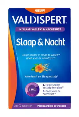 De Online Drogist Valdispert slaap & nacht tabletten 30tb aanbieding