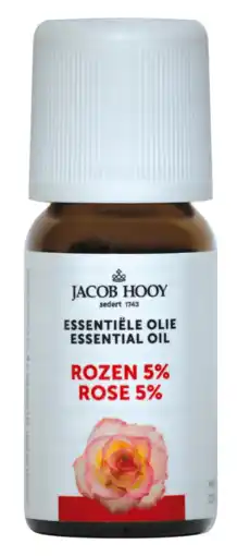 De Online Drogist Jacob hooy essentiële olie rozen 5% 10ml aanbieding