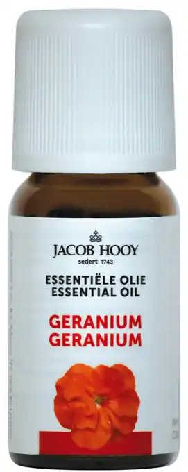 De Online Drogist Jacob hooy essentiële olie geranium 10ml aanbieding