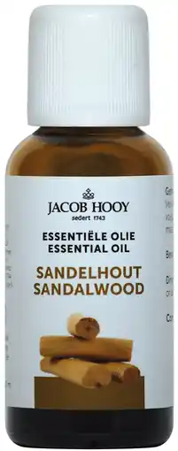 De Online Drogist Jacob hooy essentiële olie sandelhout 30ml aanbieding