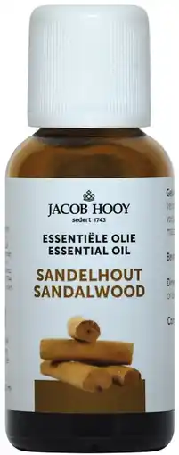 De Online Drogist Jacob hooy essentiële olie sandelhout 30ml aanbieding