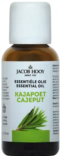 De Online Drogist Jacob hooy essentiële olie kajapoet 30ml aanbieding