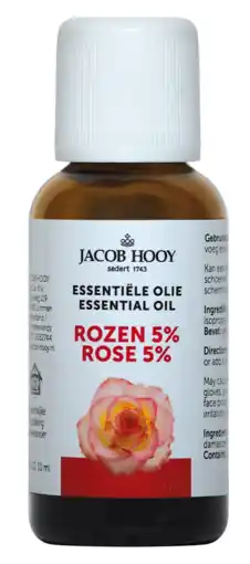 De Online Drogist Jacob hooy essentiële olie rozen 5% 30ml aanbieding