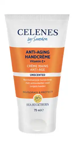 De Online Drogist Celenes by sweden sea buckthorn geurloze anti-aging handcrème 75ml aanbieding