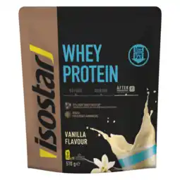 De Online Drogist Isostar eiwitshake whey protein vanilla 570gr aanbieding