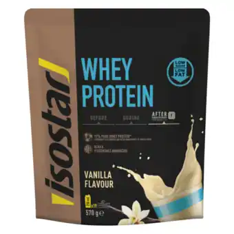 De Online Drogist Isostar eiwitshake whey protein vanilla 570gr aanbieding