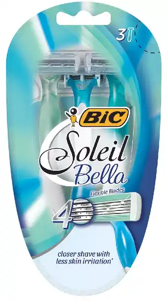 De Online Drogist Bic soleil bella wegwerpscheermesjes 3st aanbieding