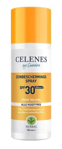 De Online Drogist Celenes by sweden herbal zonbeschermingsspray spf30+ 150ml aanbieding