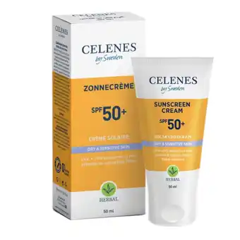 De Online Drogist Celenes by sweden celenes zonnecrème sensitive spf50+ 50ml aanbieding