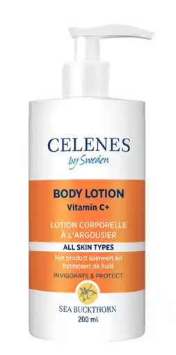 De Online Drogist Celenes by sweden sea buckthorn bodylotion - vette/gecombineerde huid 200ml aanbieding
