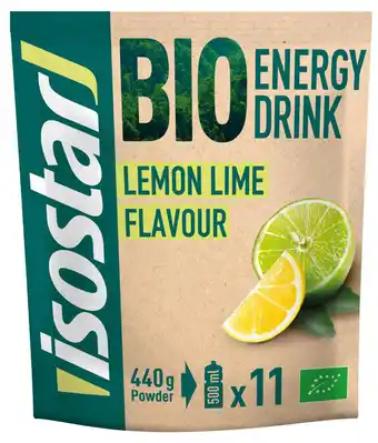 De Online Drogist Isostar bio energy drink lemon lime poeder 440gr aanbieding