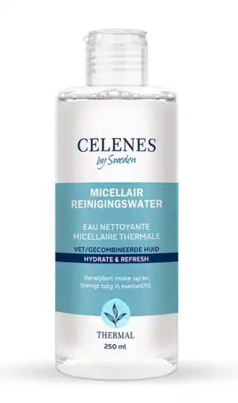 De Online Drogist Celenes by sweden thermal micellair reinigingswater - vette/ gecombineerde huid 250ml aanbieding
