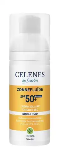 De Online Drogist Celenes by sweden herbal sun dry touch fluïde spf50+ zonnecrème 50ml aanbieding