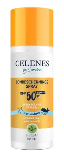 De Online Drogist Celenes by sweden herbal zonbeschermingsspray kids spf50+ 150ml aanbieding