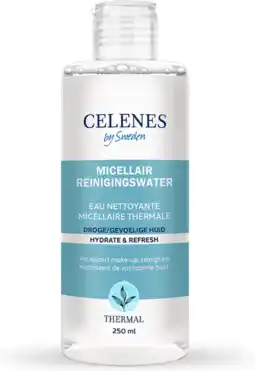 De Online Drogist Celenes by sweden thermal micellair reinigingswater - droge/gevoelige huid 250ml aanbieding