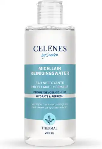 De Online Drogist Celenes by sweden thermal micellair reinigingswater - droge/gevoelige huid 250ml aanbieding