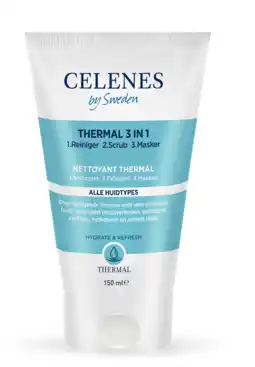 De Online Drogist Celenes by sweden thermal thermische 3 in 1 reinigende peelingmasker 150ml aanbieding