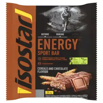 De Online Drogist Isostar energy sport bar cereal chocolate 3st aanbieding
