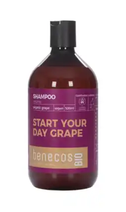 De Online Drogist Benecos grape volume shampoo 500ml aanbieding