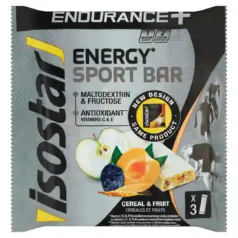 De Online Drogist Isostar energy sport bar fruit 3st aanbieding