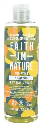 De Online Drogist Faith in nature grapefruit & orange shampoo 400ml aanbieding