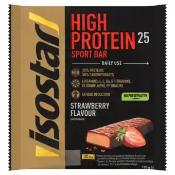 De Online Drogist Isostar high protein sport bar strawberry 3st aanbieding