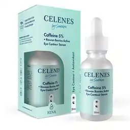 De Online Drogist Celenes by sweden caffeine 5% + rowan berries active eye contour serum 30ml aanbieding