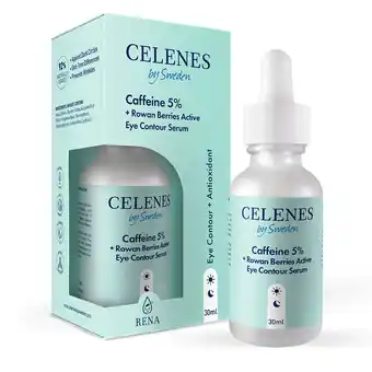 De Online Drogist Celenes by sweden caffeine 5% + rowan berries active eye contour serum 30ml aanbieding