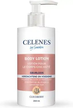 De Online Drogist Celenes by sweden cloudberry geurloze body lotion - droge/gevoelige huid 200ml aanbieding