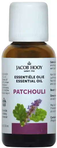 De Online Drogist Jacob hooy essentiële olie patchouli 30ml aanbieding