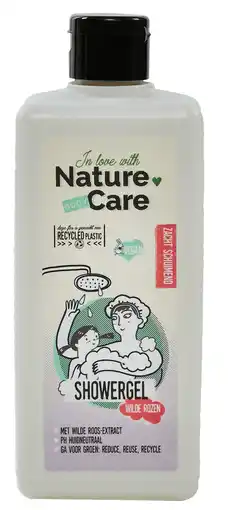 De Online Drogist Nature care showergel wilde rozen 500ml aanbieding
