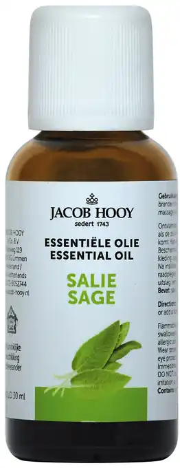 De Online Drogist Jacob hooy essentiële olie salie 30ml aanbieding