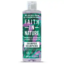 De Online Drogist Faith in nature lavendel & geranium shampoo 400ml aanbieding