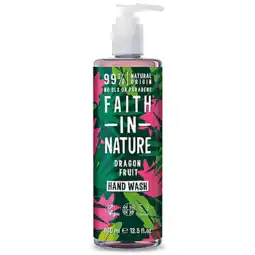 De Online Drogist Faith in nature dragon fruit handwash - met pompje 400ml aanbieding