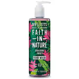 De Online Drogist Faith in nature dragon fruit handwash - met pompje 400ml aanbieding