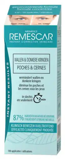 De Online Drogist Remescar wallen en donkere kringen creme 8ml aanbieding