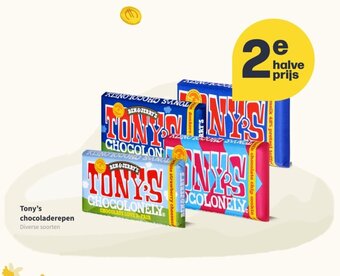 Picnic Tony's chocoladerepen aanbieding