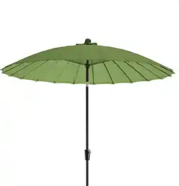 Intratuin Intratuin parasol shanghai groen 80+uv d 300 cm aanbieding