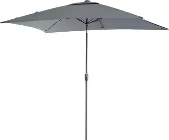 Intratuin Intratuin parasol cadiz grijs 80+uv 300 x 200 cm aanbieding