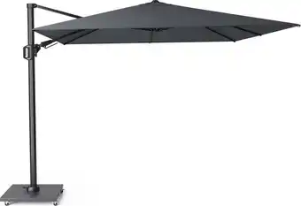 Intratuin Platinum zweefparasol challenger t2 antraciet upf30+ 300 x 300 x 255 cm aanbieding