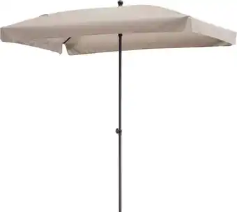 Intratuin Intratuin parasol cuba taupe 80+uv 210 x 140 cm aanbieding