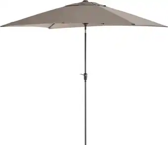 Intratuin Intratuin parasol cadiz taupe 80+uv 300 x 200 cm aanbieding