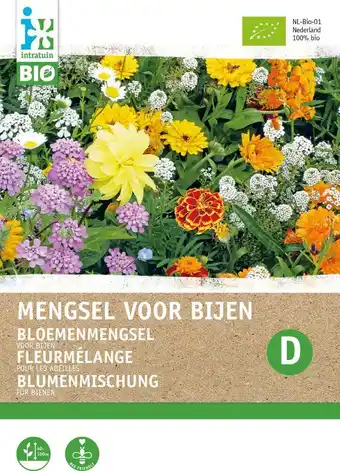 Intratuin Biologische intratuin bloemenzaad bijen bloemenmengel aanbieding