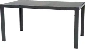 Intratuin Intratuin eettafel bea antraciet 150 x 90 x 74 cm aanbieding