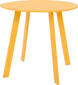 Intratuin Intratuin bijzettafel latte geel d 50 h 45 cm aanbieding