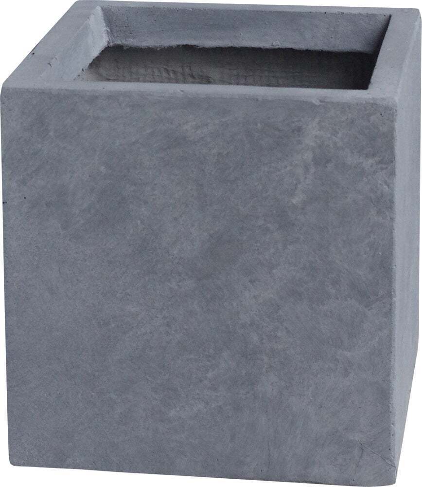 Intratuin pot kubus 55 x 55 x 47 cm lichtgrijs aanbieding bij Intratuin
