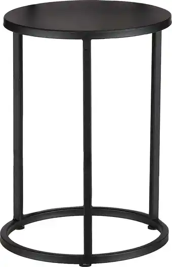 Intratuin Everydays bijzettafel quinty zwart d 27 h 40 cm aanbieding
